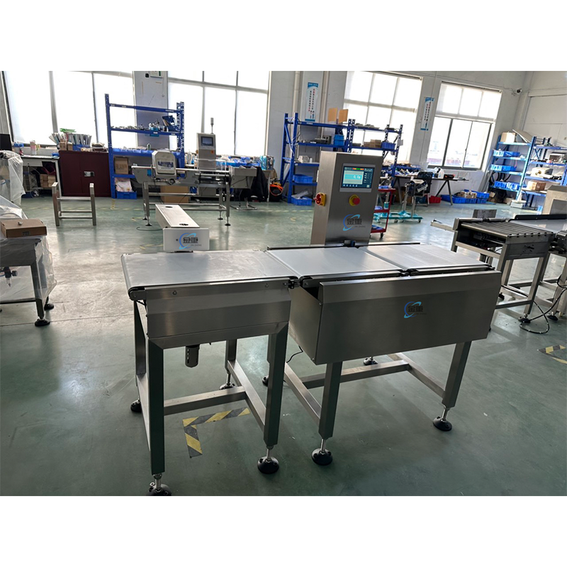 流水線檢重秤 龍蝦在線檢重秤 豬肉自